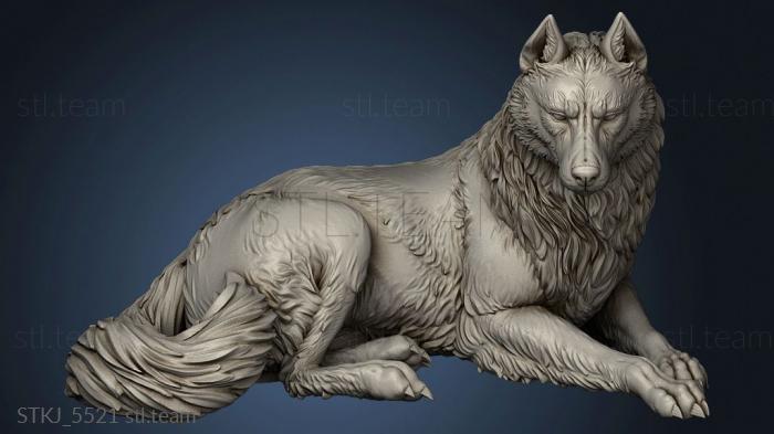 3D model White Werewolf Wolves Wolf (STL)