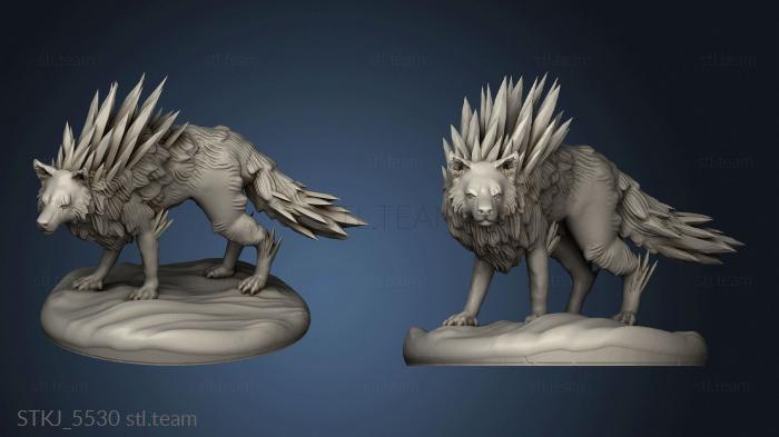 3D model Winter Wolf (STL)