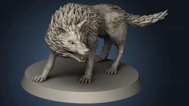 3D model Wolf base (STL)