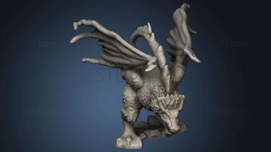 3D model Wyvern ned (STL)