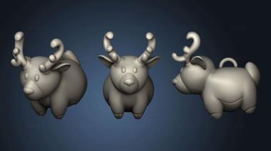 3D model Xmas Baubles the Little Ones Deer (STL)