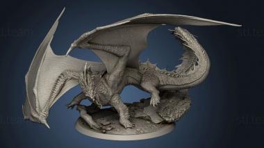 3D model young brine dragon brine dragon (STL)