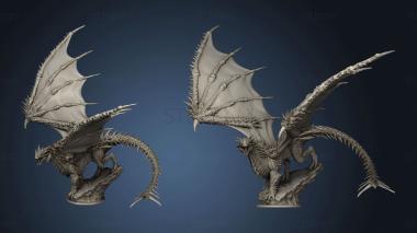 3D model Young Red Dragon (STL)