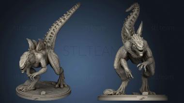 3D model Zilla statue (STL)