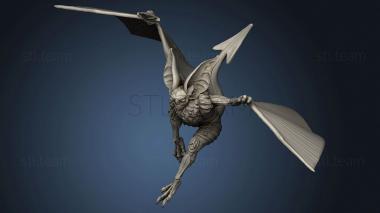 3D model zip Pteropodea Assassin Nycteris (STL)