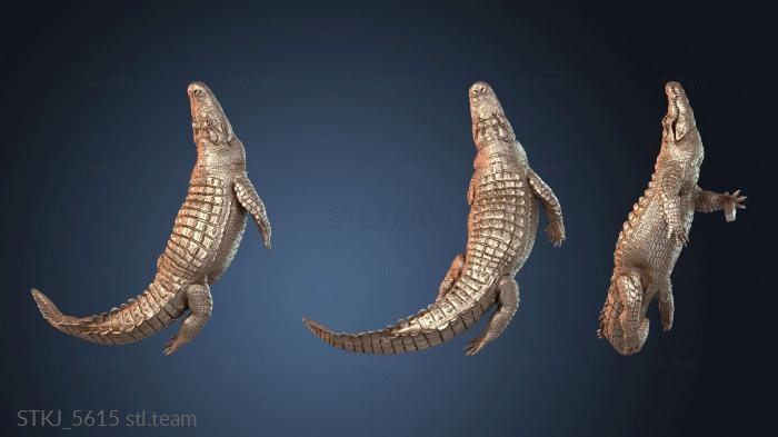 Статуэтки животных Американский аллигатор плавает