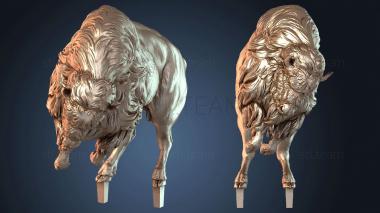 3D модель Атака американского бизона (STL)