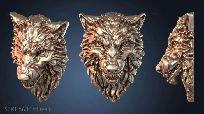 Украшение стены «Сердитый волк»