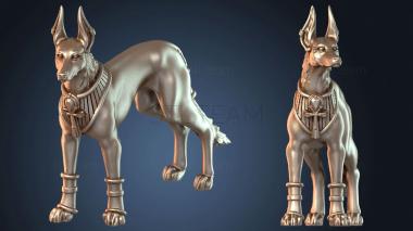 3D model Anubis Hound Standing (STL)