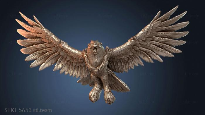 Статуэтки животных Armored Bear Owl Armor Valiant Duplicate