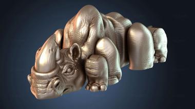 3D модель Бронированный Носорог Вэлиант (STL)