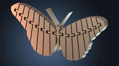 3D модель Шарнирная бабочка (STL)