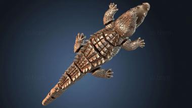 3D модель Сочлененный крокодил Крокодил (STL)