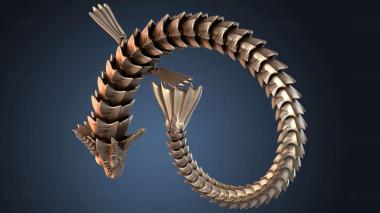 3D модель Сочлененный морской дракон (STL)