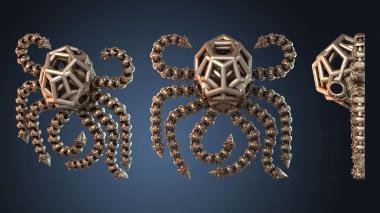 3D модель Сочлененный пустотный осьминог (STL)