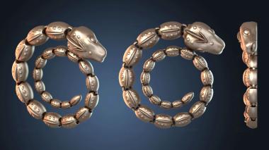 3D модель Шарнирная змея-покачивание (STL)