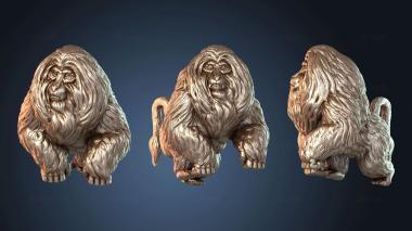 3D модель Атакующий примат (STL)