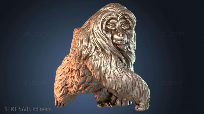 Статуэтки животных Атака примата свирепая