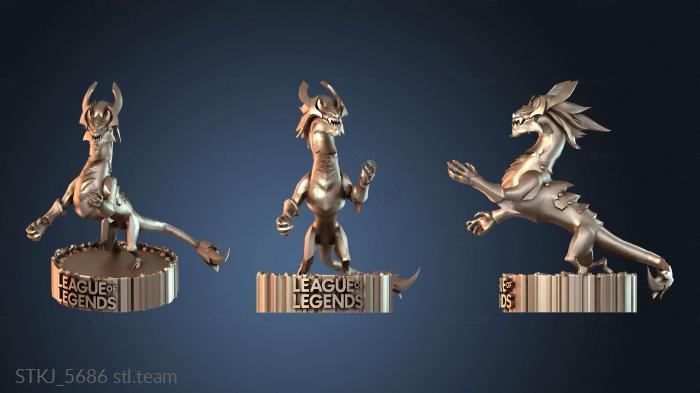 Статуэтки животных Аурелион Сол с подставкой