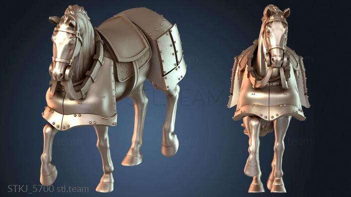 Лидер топорщиков верхом на лошади