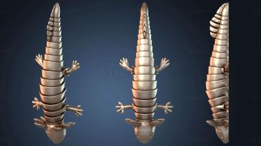 3D model Axolotl Articulated (STL)