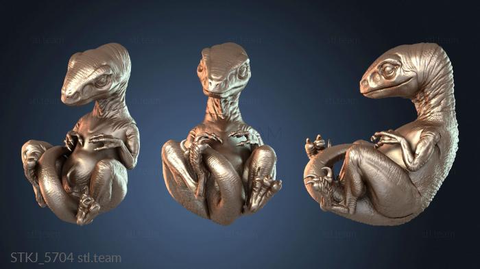 Голубой велоцираптор