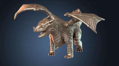 3D модель Малыши-монстры-драконы (STL)