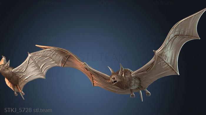 Статуэтки животных Bane vs Batman Bats