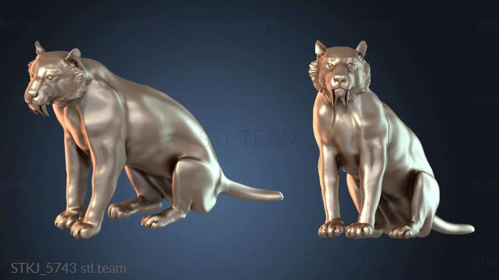 Статуэтки животных Barbourofelis Noble