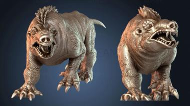 3D модель Медведь агрессивен (STL)