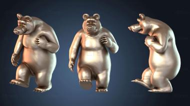 3D model Bear Standing (STL)