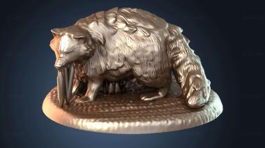 3D модель Экшн-зверь-енот (STL)