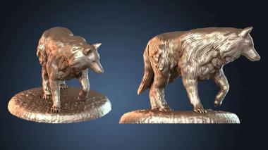 3D модель Зверь Волк Повседневный (STL)