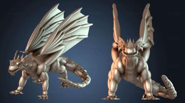 3D модель Синий Дракон (STL)