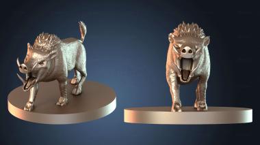 3D модель Кабана с предварительной поддержкой (STL)