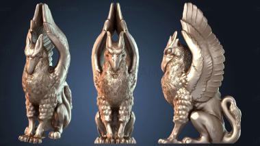 3D модель Бронзовый гриффон (STL)