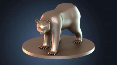 3D модель Бурый медведь крепкий (STL)