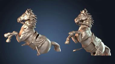 3D модель Боевой конь рыцарский (STL)