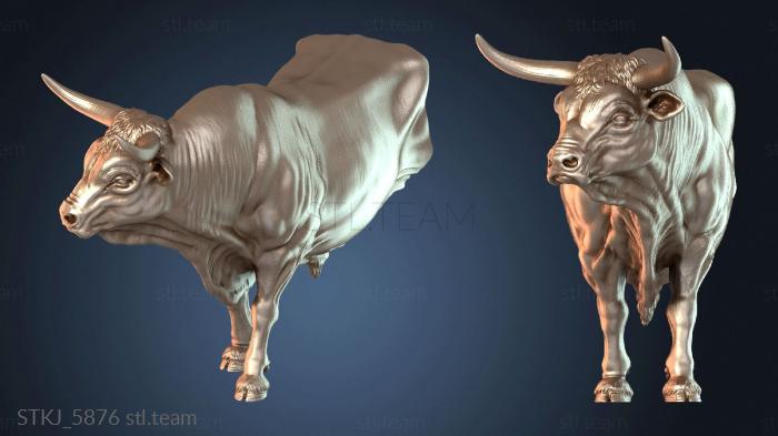 Статуэтки животных Мускулистый торс быка