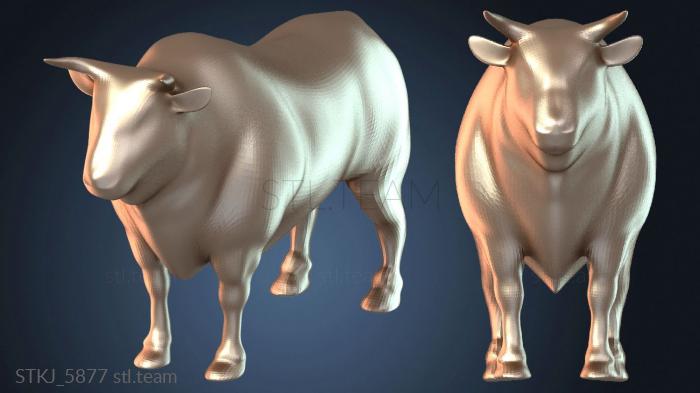 Статуэтки животных Бык Воин