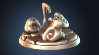 3D модель Кот Лич (STL)