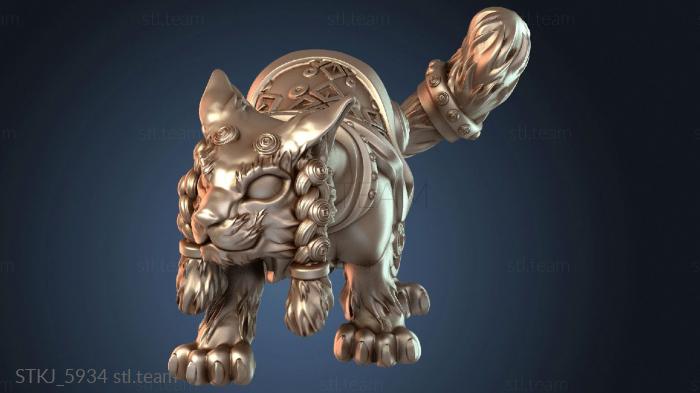 Статуэтки животных Catrider Huntress Cat Brave