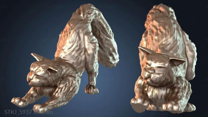 Статуэтки животных Cats Stretching