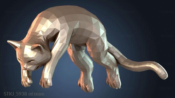 Статуэтки животных Cats Draped Over Shoulders Shoulder A