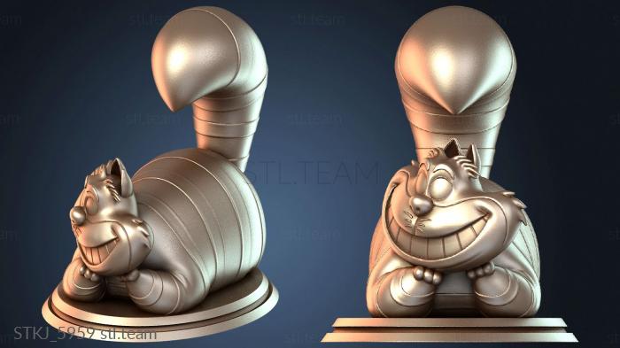 Статуэтки животных Страна чудес Чеширского кота