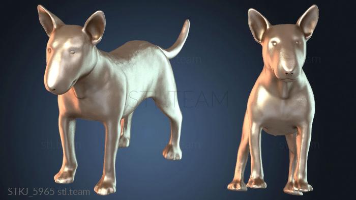 Статуэтки животных Чиен-бультерьер