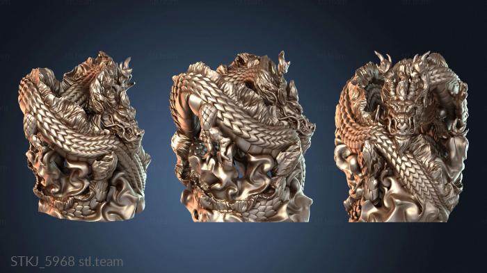 Статуэтки животных Подставка для вина «Китайский дракон»