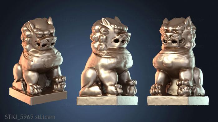 Статуэтки животных Китайский лев-хранитель