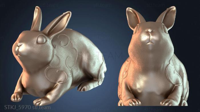 Статуэтки животных Китайский Год Кролика Диорама