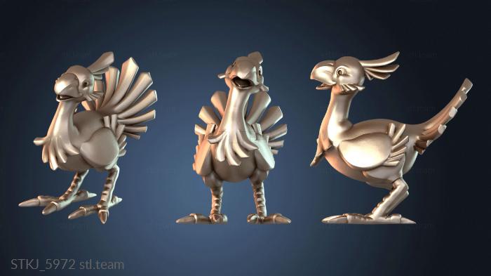 Статуэтки животных Чокобо Соло